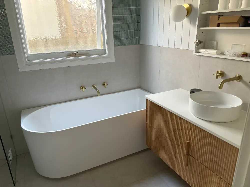 Bathroom renovation project completed by Hobsons Bay Plumbing in Williamstown