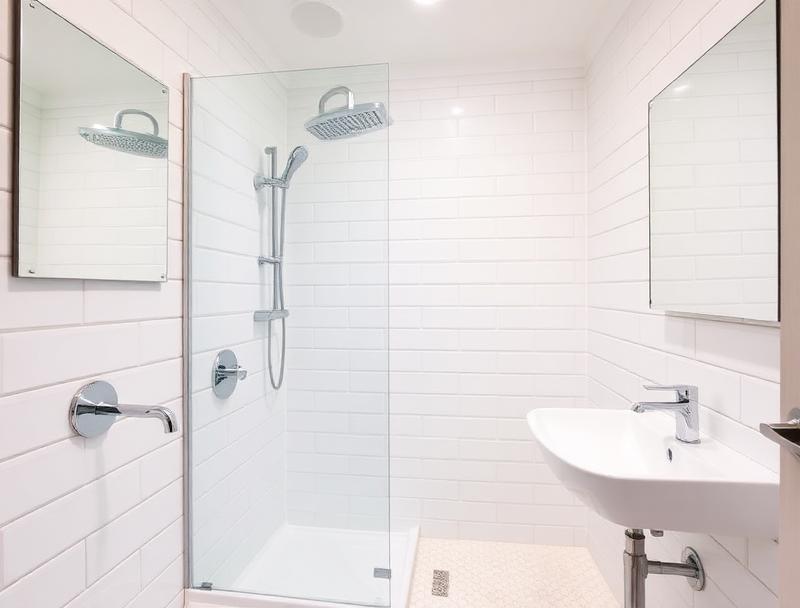 Full bathroom renovation in Hobsons Bay with modern fixtures